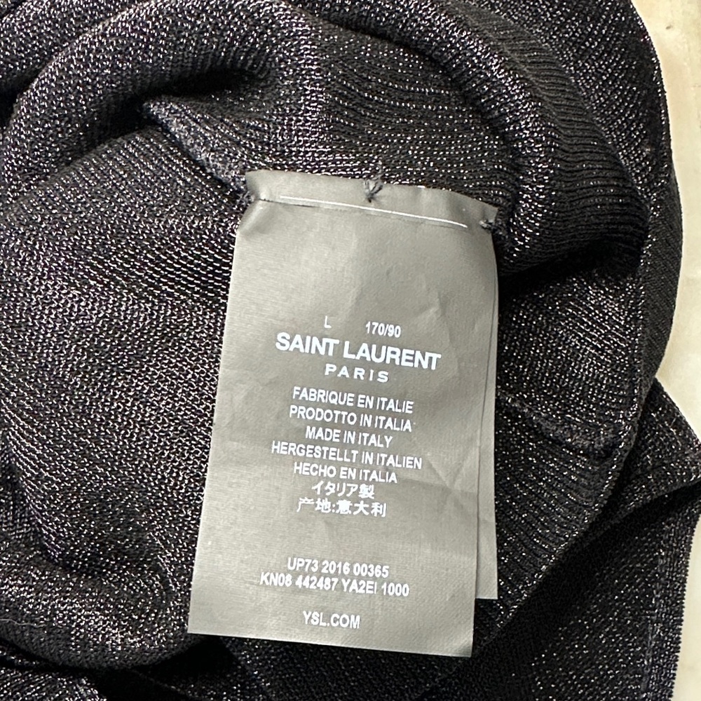 YSL Saint Laurent Black Sleeveless Top - Picture 5 of 6